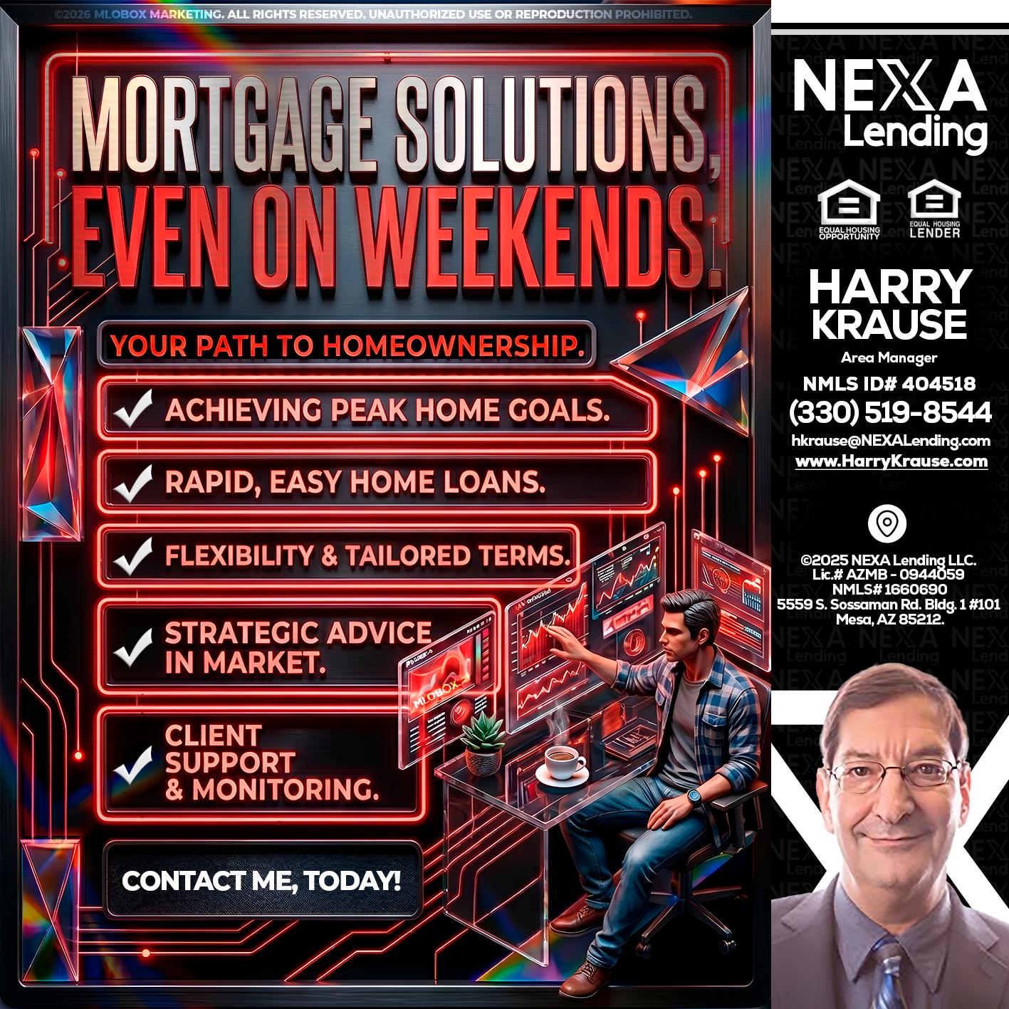 WEEKEND SOLUTIONS - Harry Krause -Area Manager