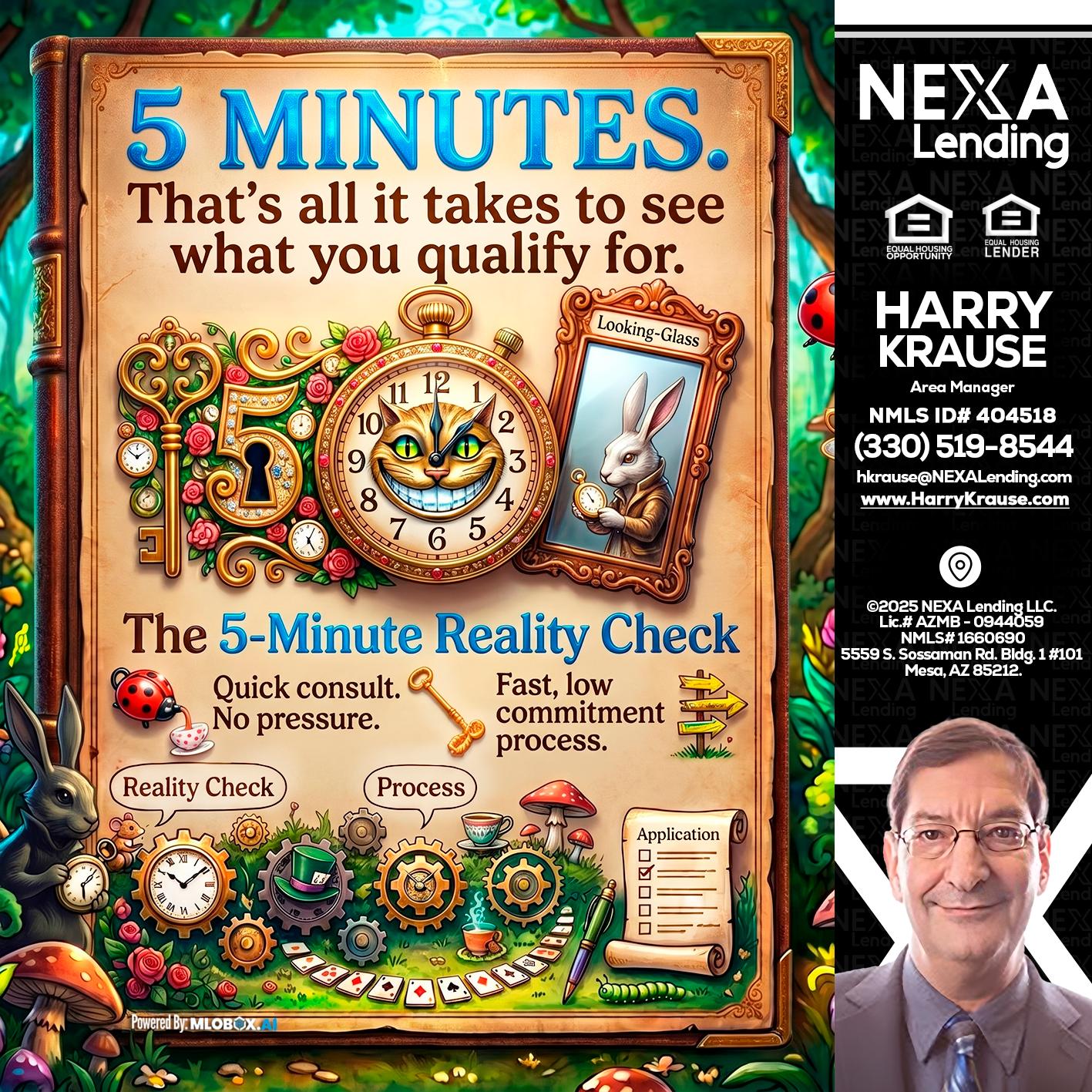 Reality Check! - Harry Krause -Area Manager