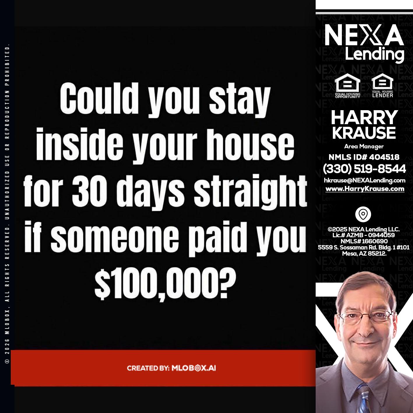 COULD YOU STAY - Harry Krause -Area Manager