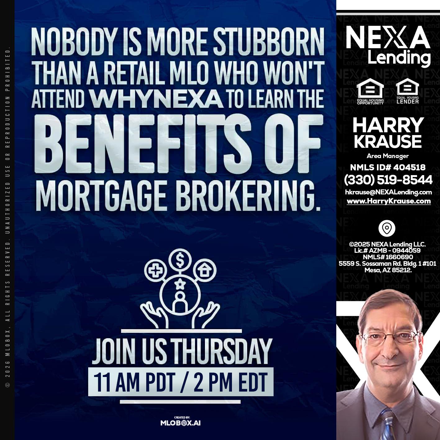 WHY NEXA - Harry Krause -Area Manager