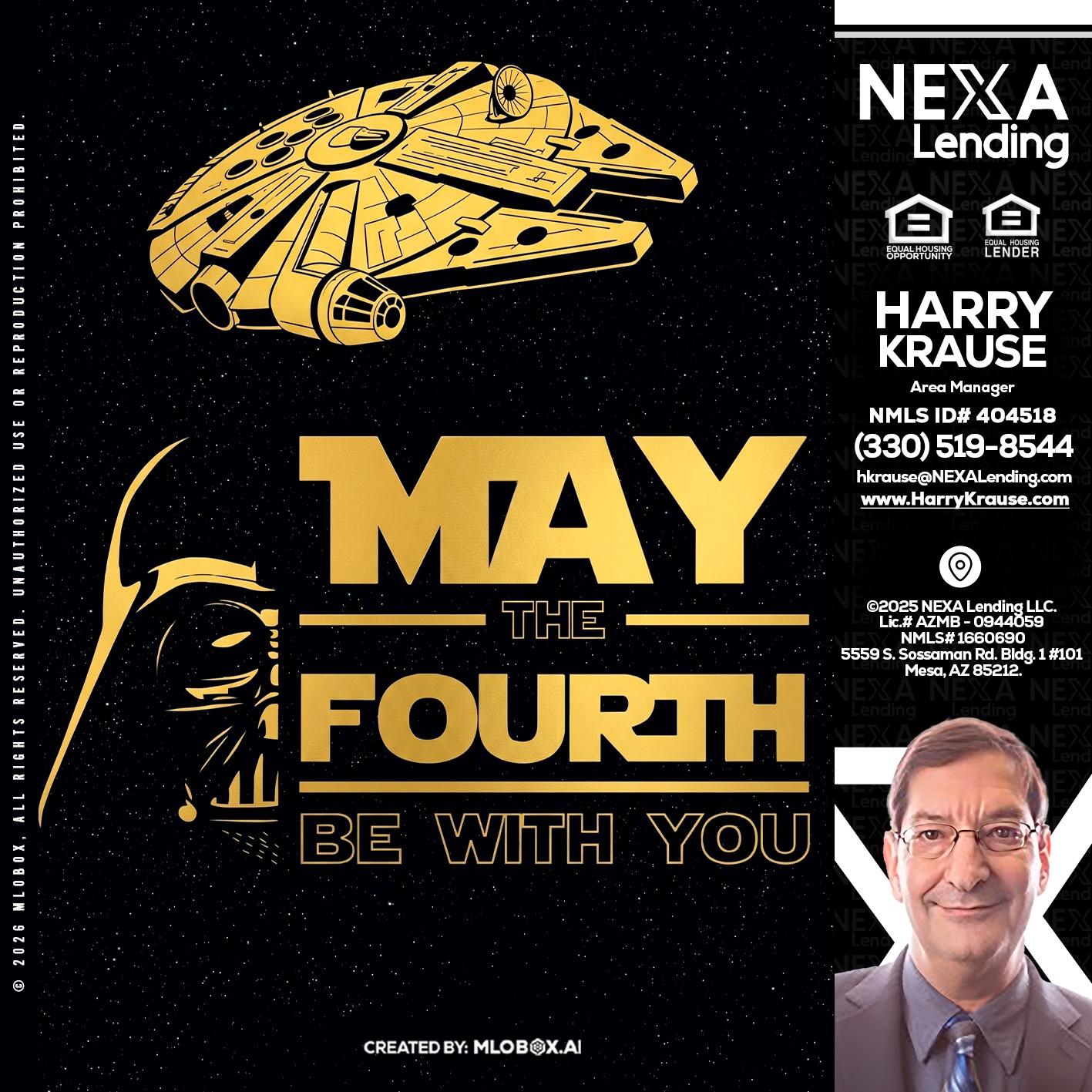 MAY THE FOURTH - Harry Krause -Area Manager