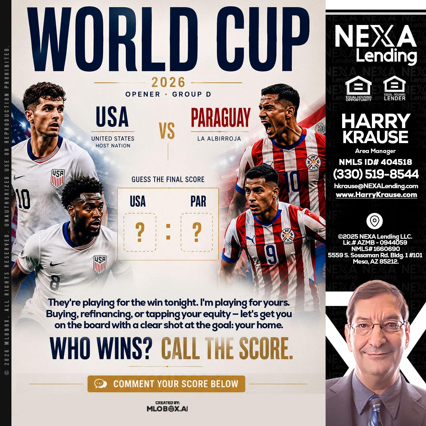 WORLD CUP 2026 - Harry Krause -Area Manager