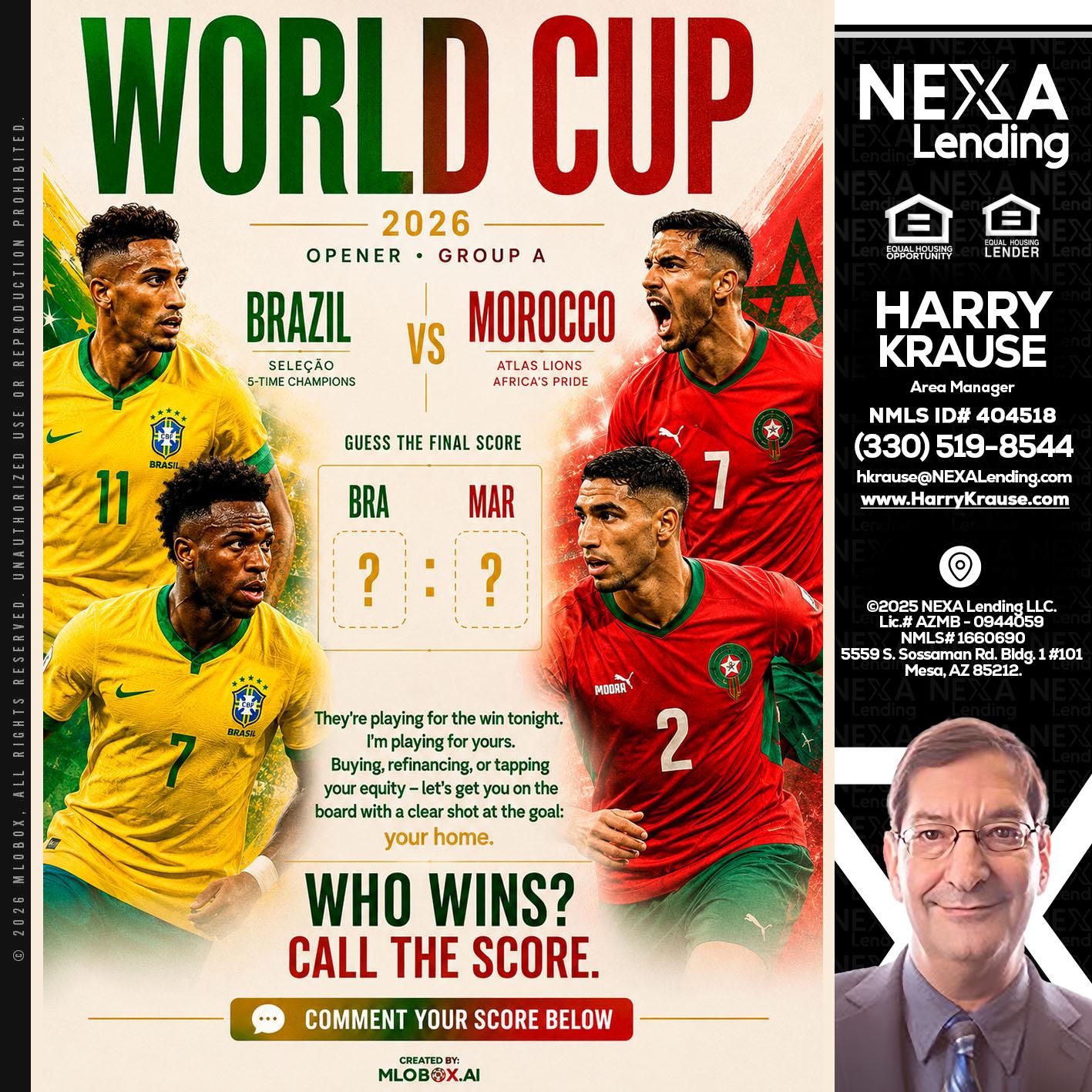 WORLD CUP - Harry Krause -Area Manager