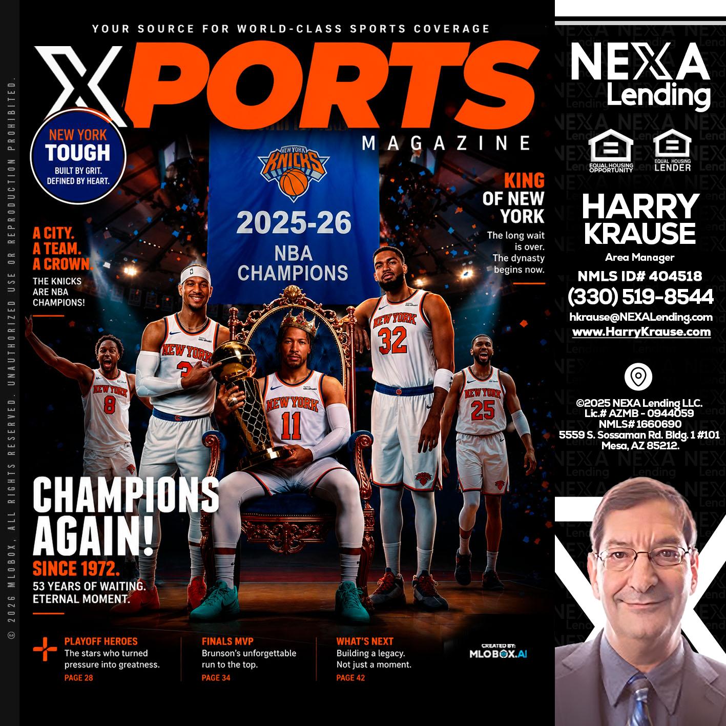 XPORTS MAGAZINE - Harry Krause -Area Manager