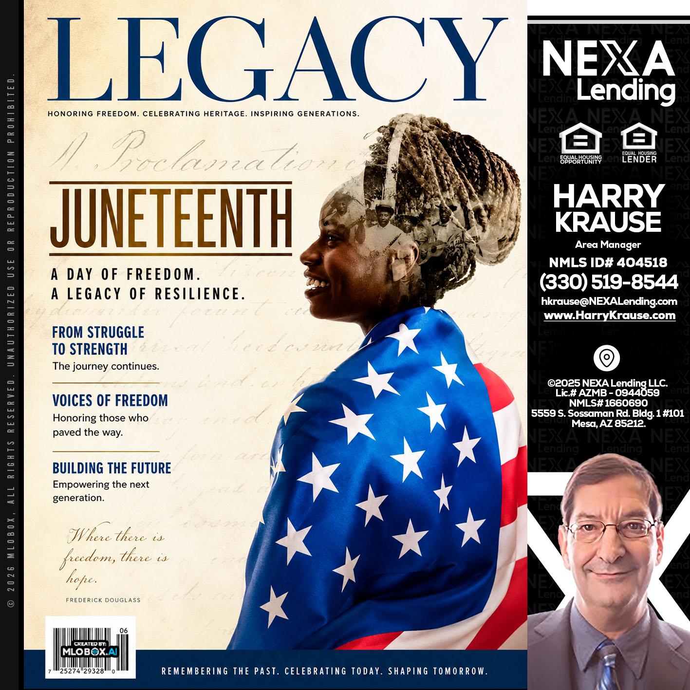 LEGACY - Harry Krause -Area Manager