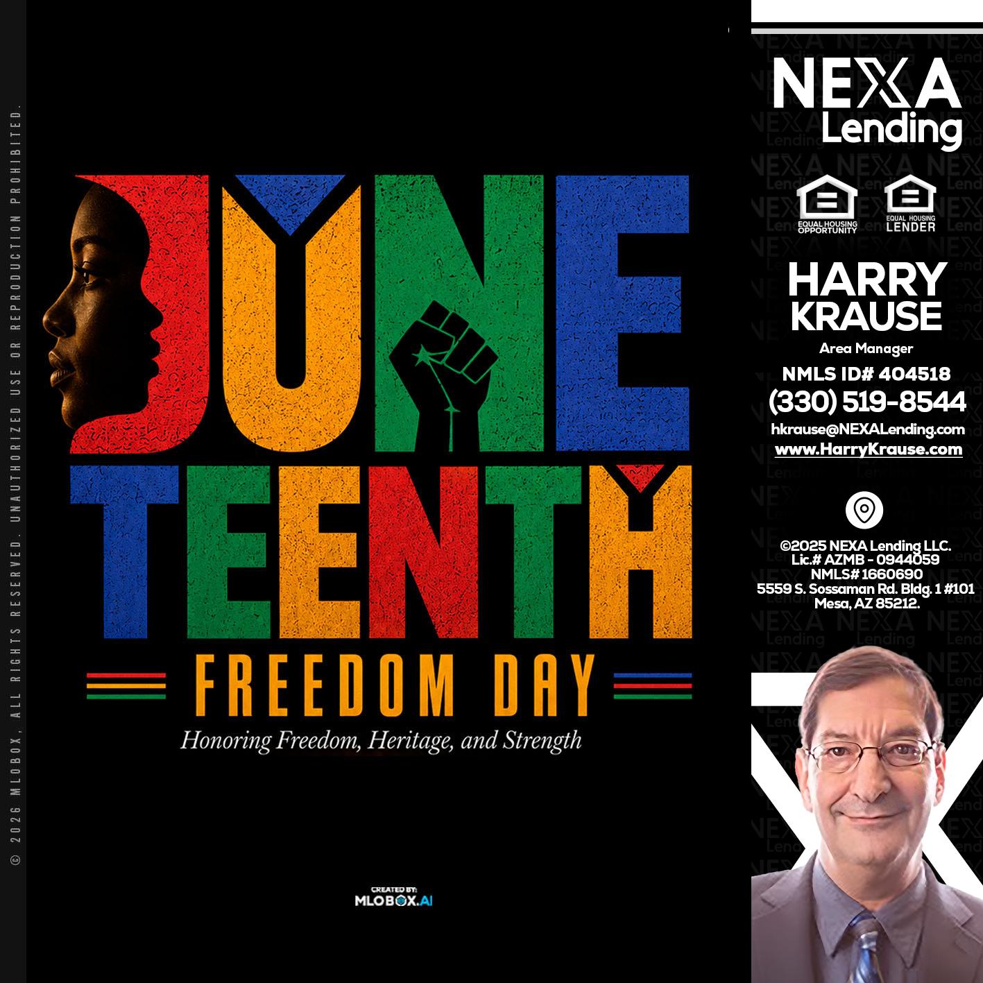 Juneteenth - Harry Krause -Area Manager