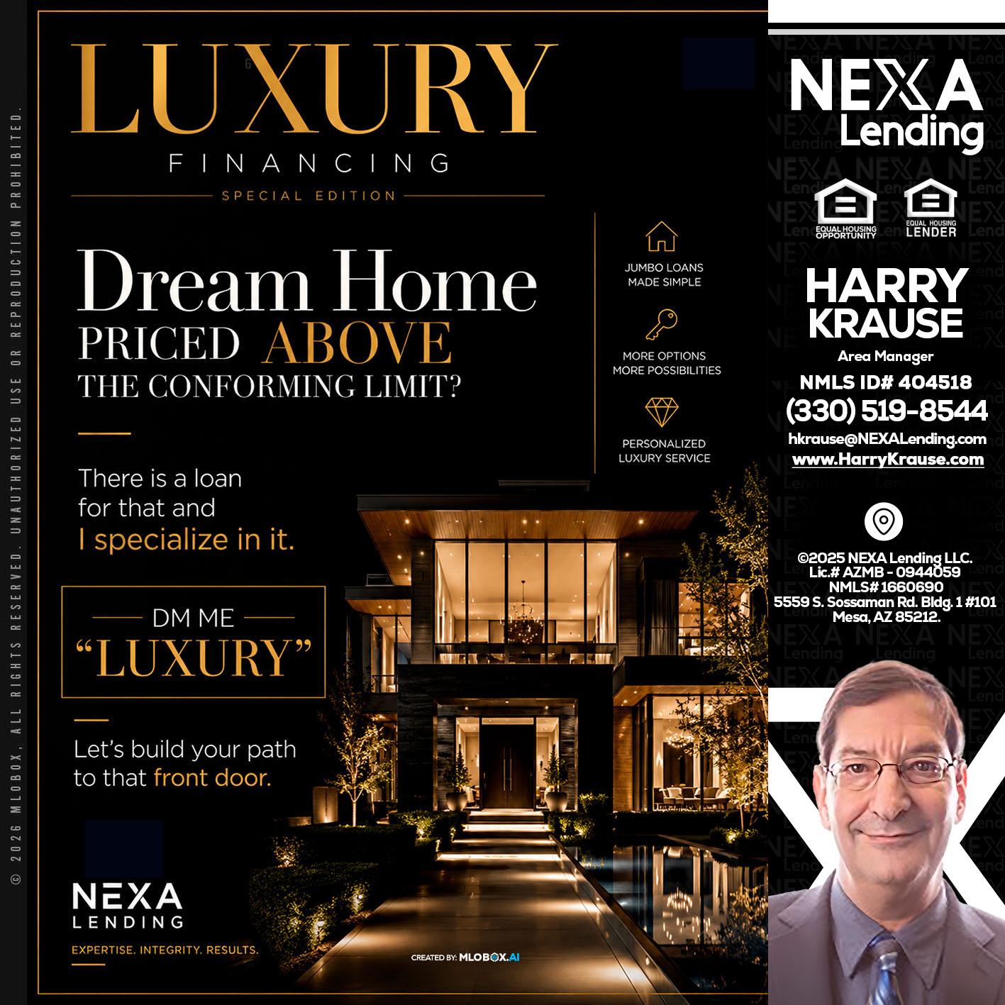 LUXURY - Harry Krause -Area Manager