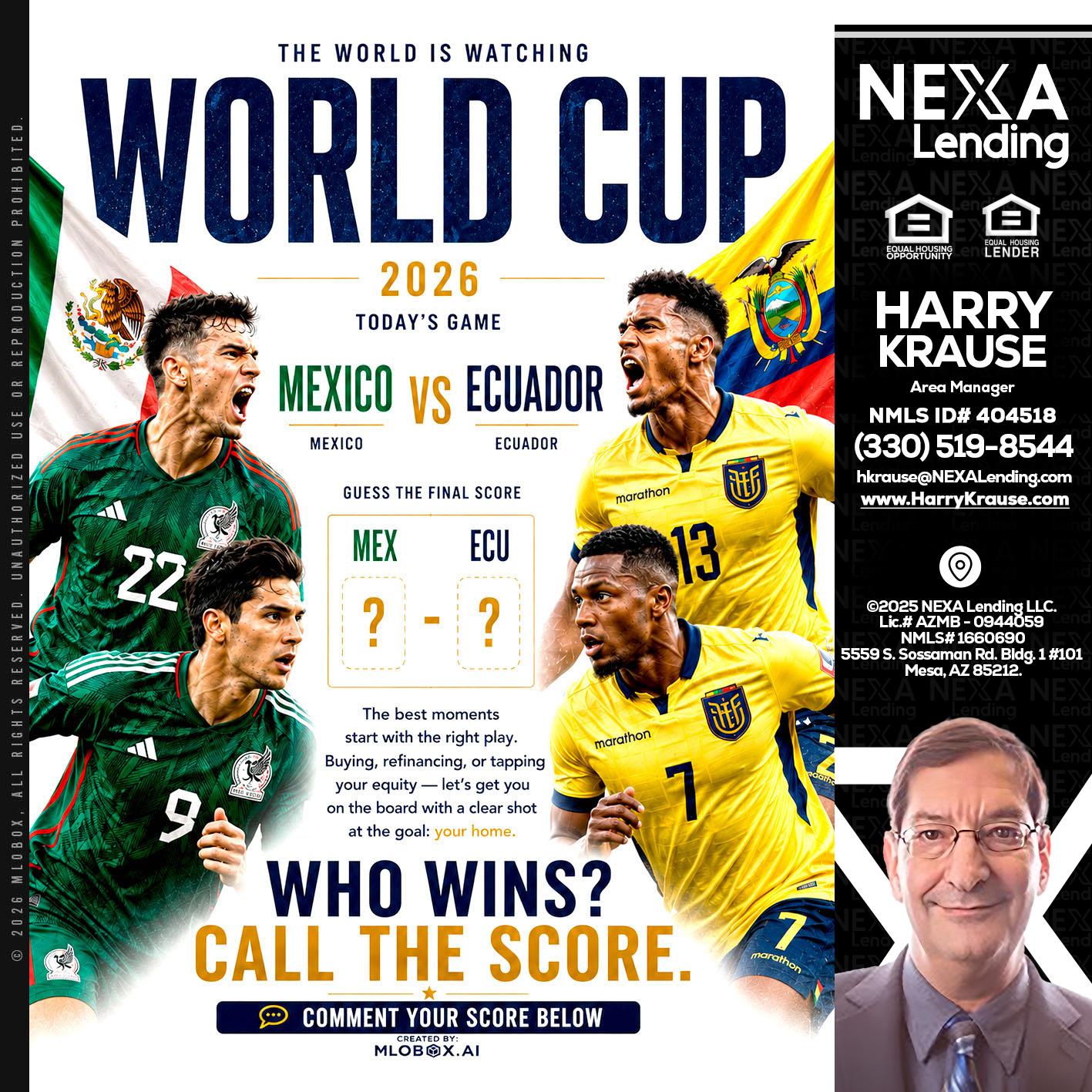 WORLD CUP 2026 - Harry Krause -Area Manager