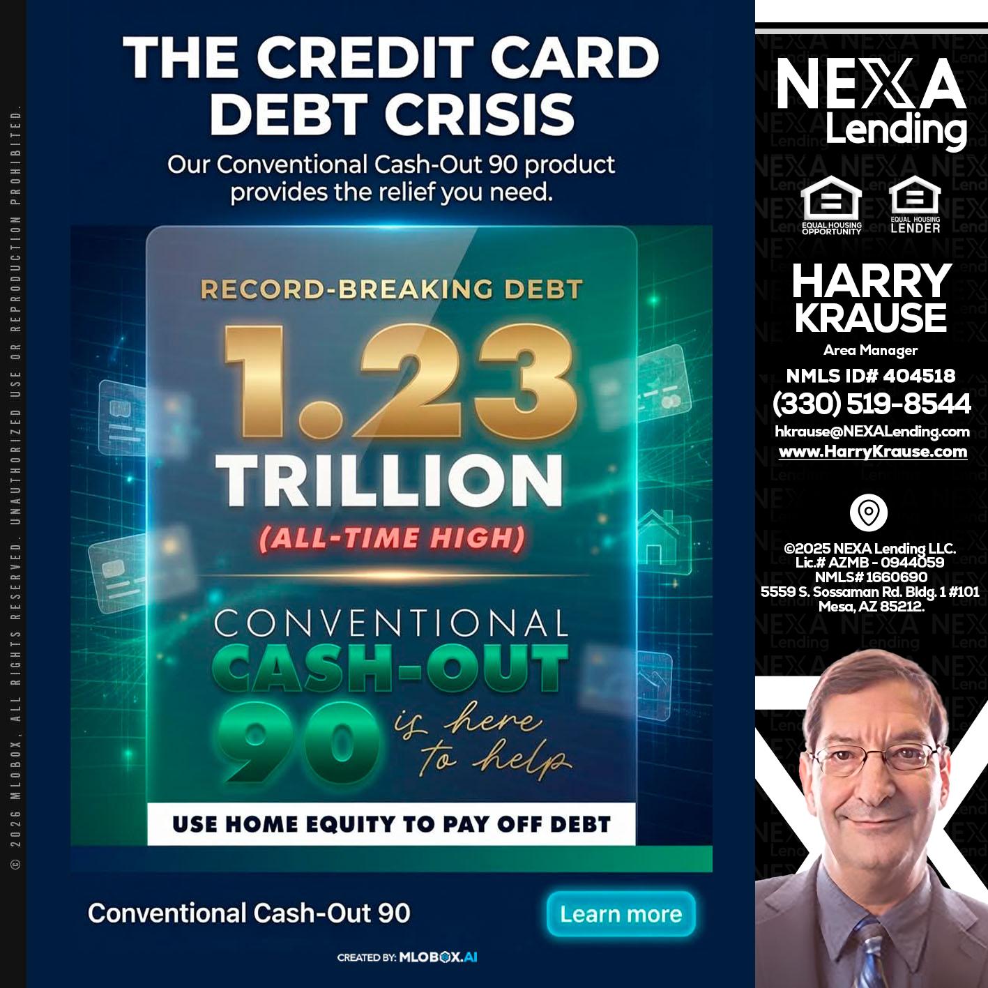 THE CREDIT CARD - Harry Krause -Area Manager