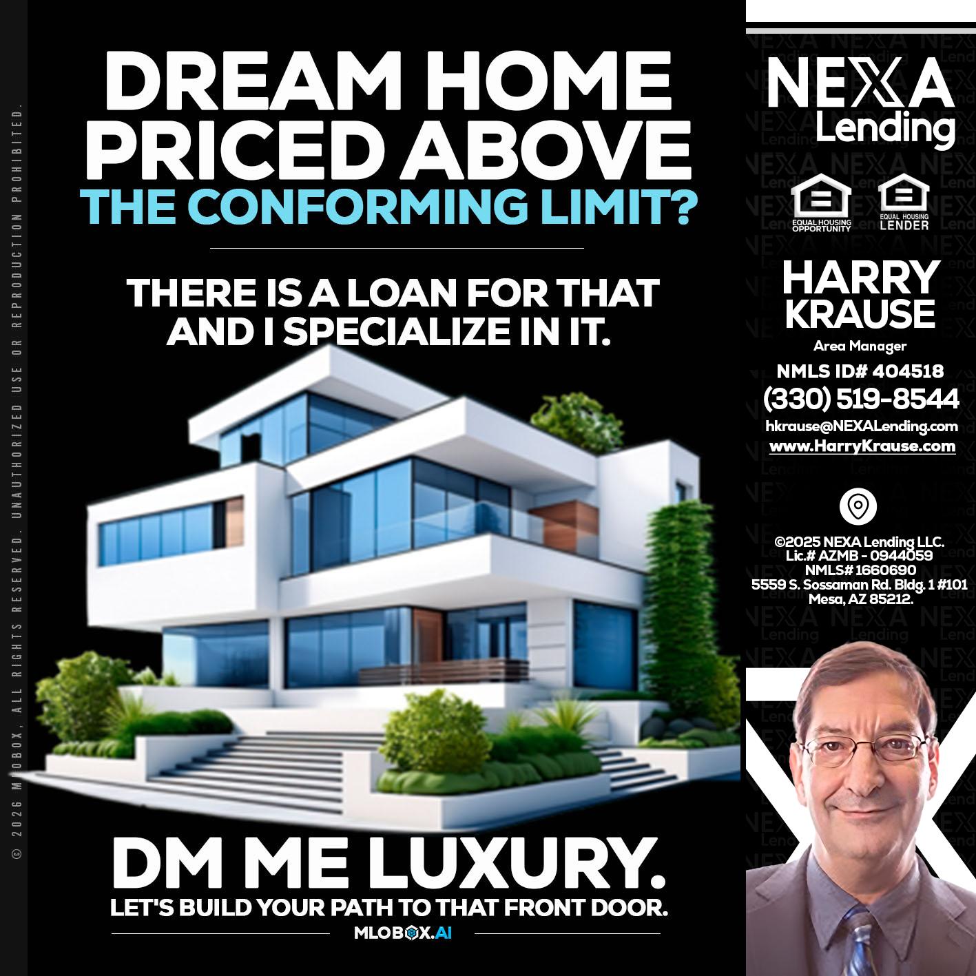 DREAM HOME - Harry Krause -Area Manager