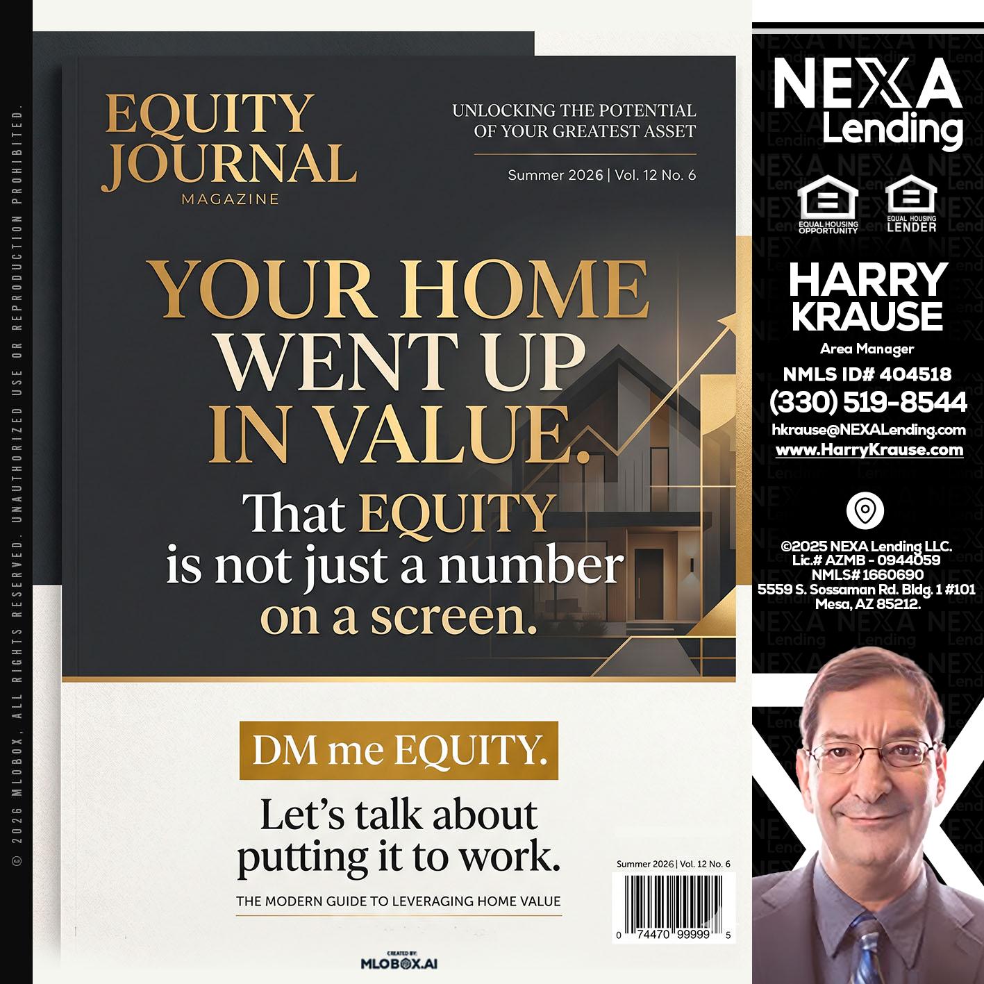 YOUR HOME - Harry Krause -Area Manager