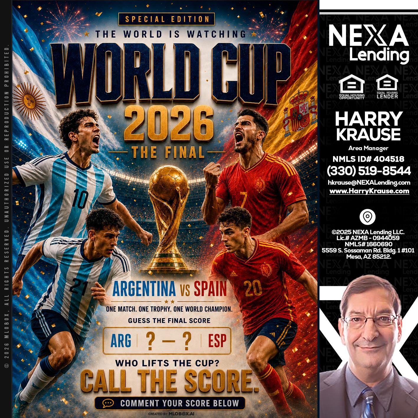 World Cup 2026 finals - Harry Krause -Area Manager