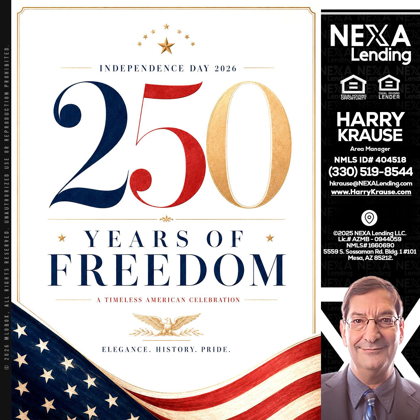 250 YEARS - Harry Krause -Area Manager