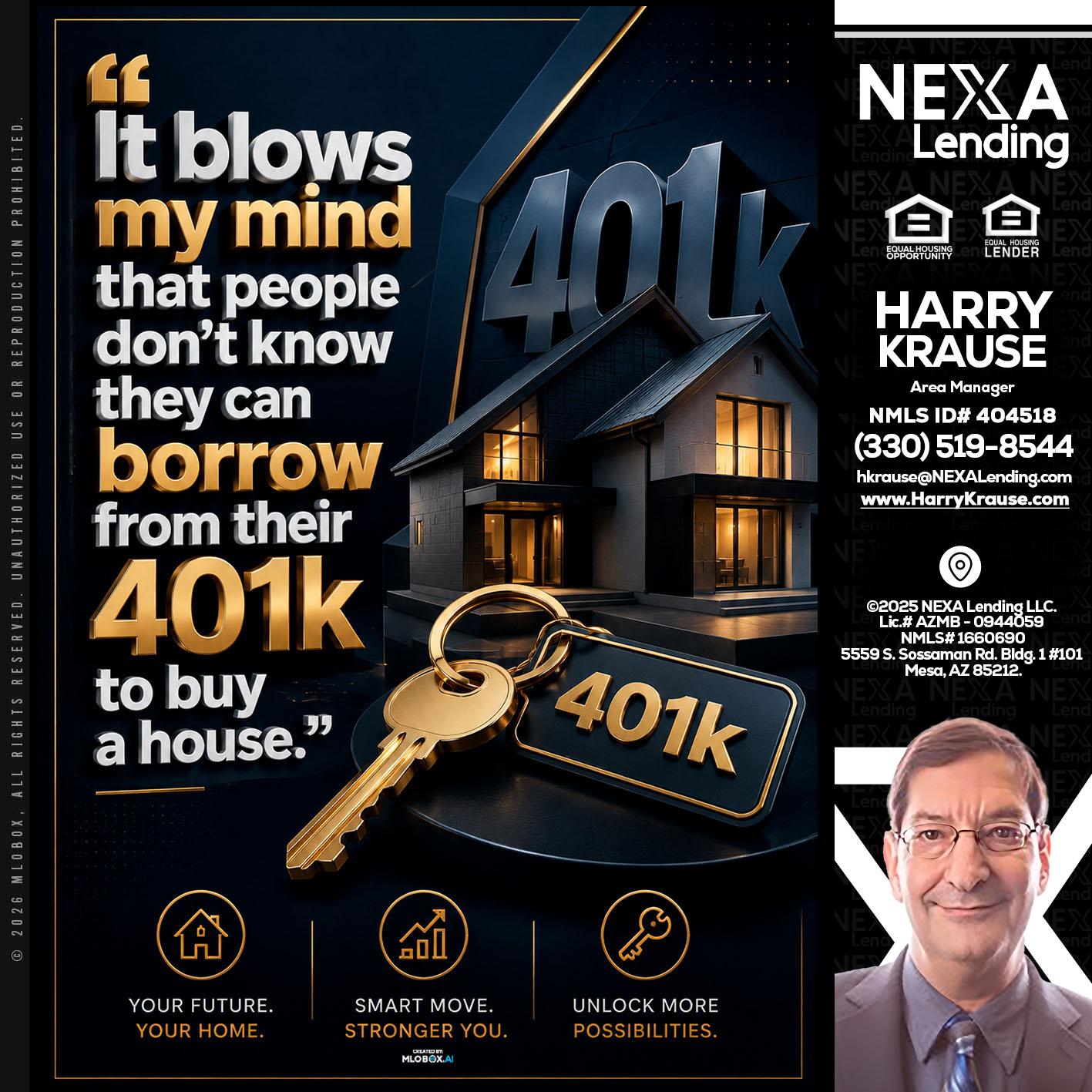 401 K - Harry Krause -Area Manager