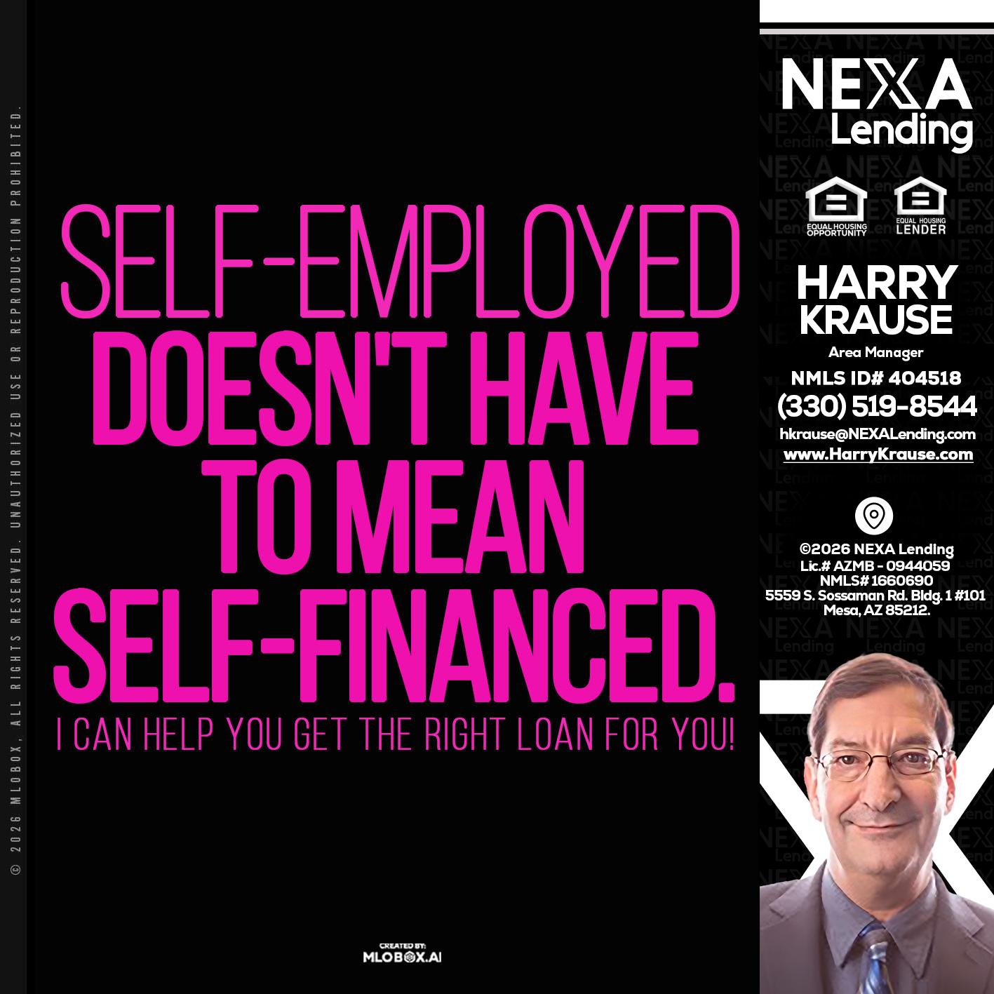 self employed - Harry Krause -Area Manager