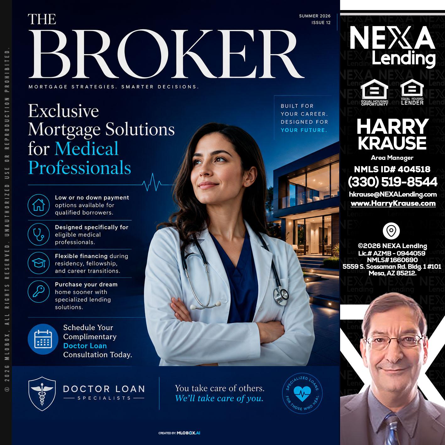 THE BROKER - Harry Krause -Area Manager