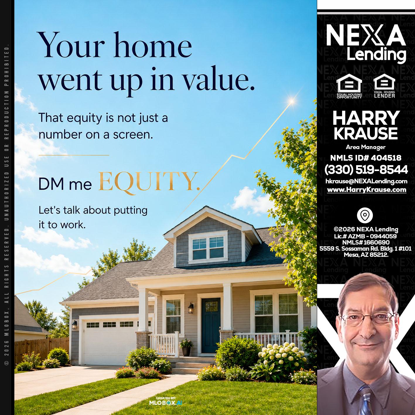 YOUR HOME - Harry Krause -Area Manager