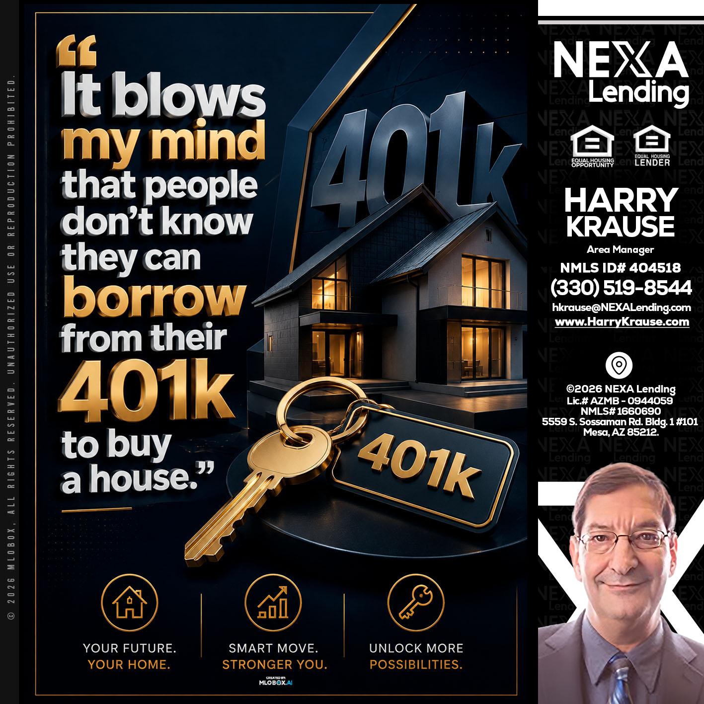 401 K - Harry Krause -Area Manager