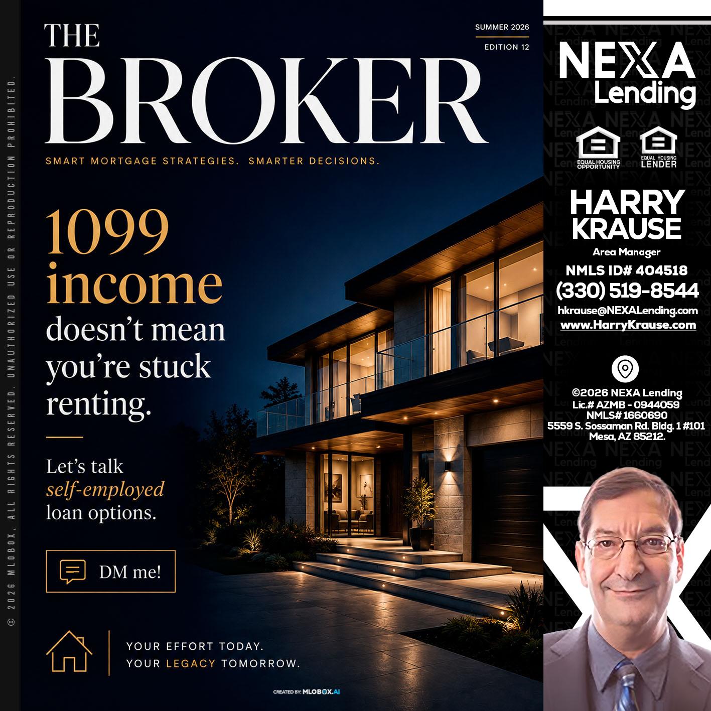 THE BROKER - Harry Krause -Area Manager