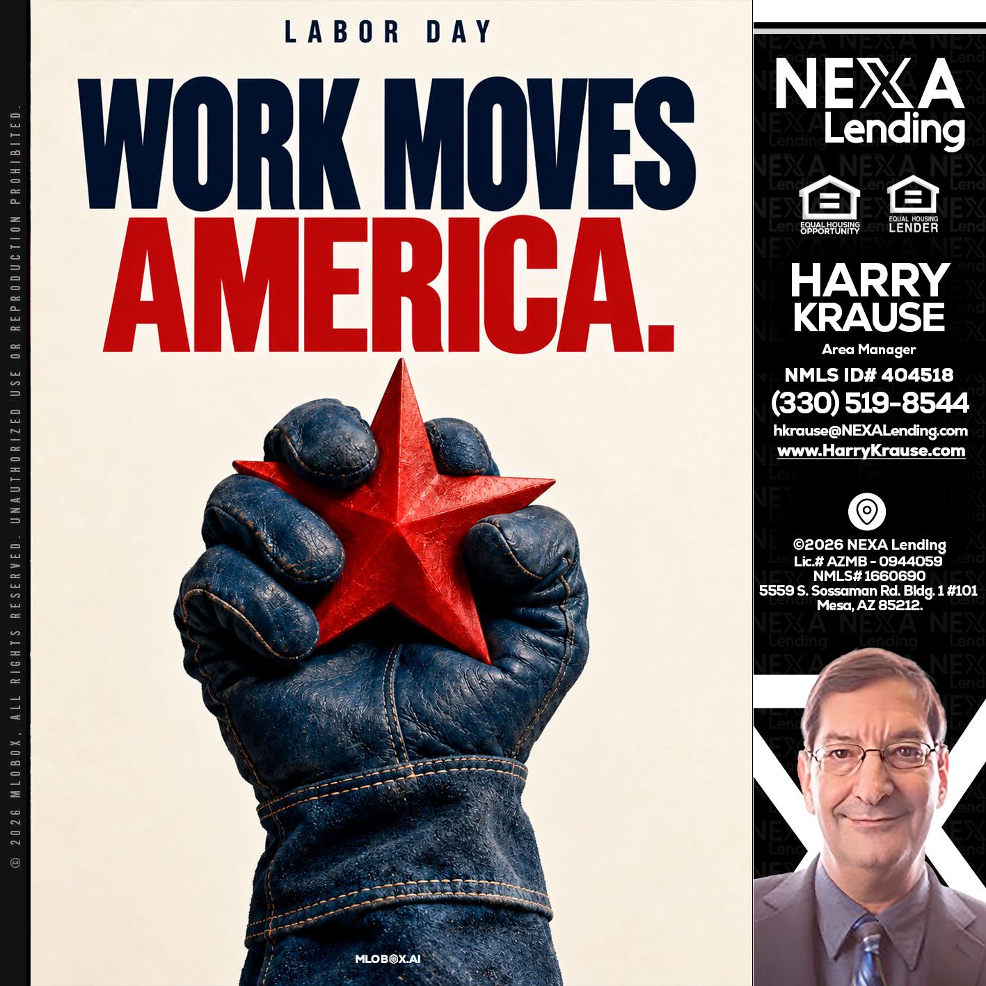 WORKS MOVES AMERICA - Harry Krause -Area Manager