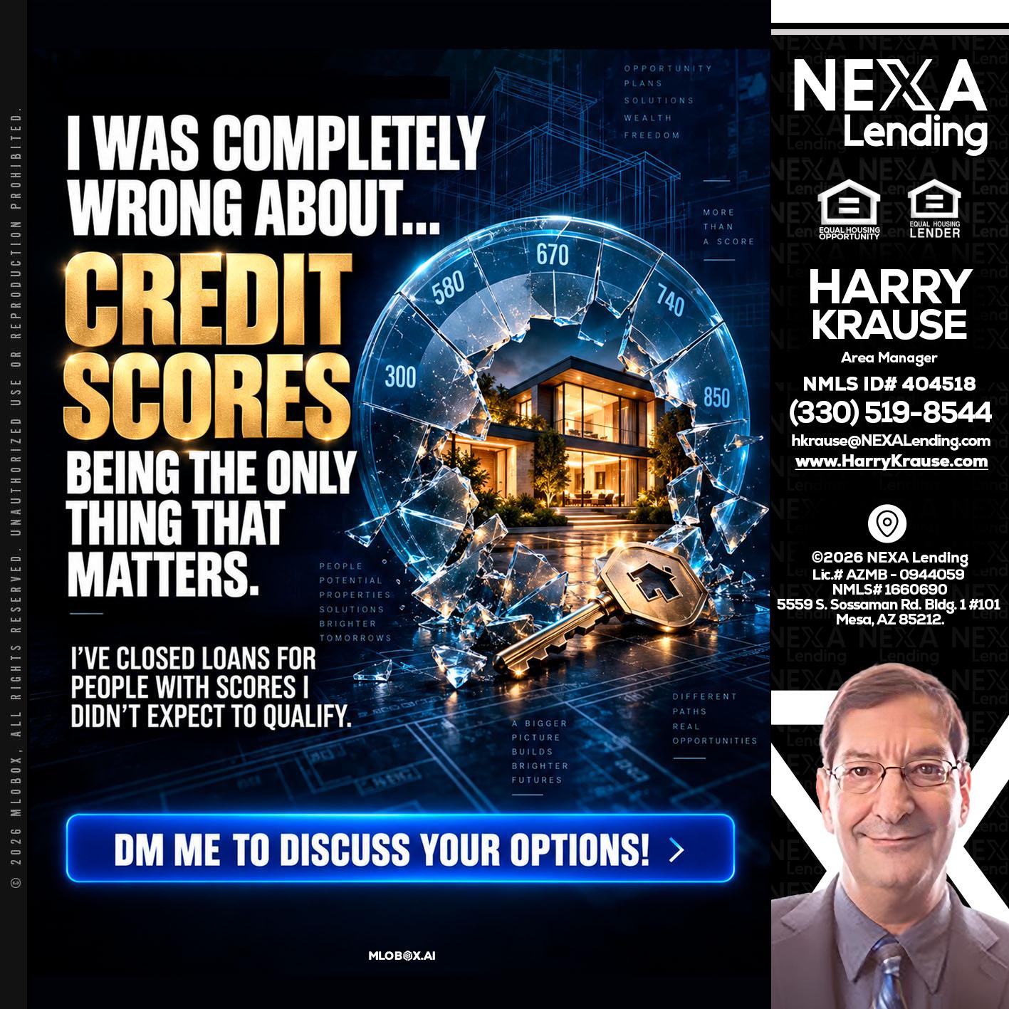 I WAS COMPLETY - Harry Krause -Area Manager