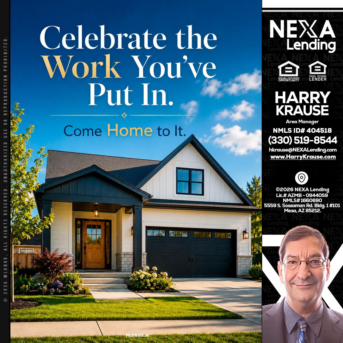 celebrate Labor Day - Harry Krause -Area Manager