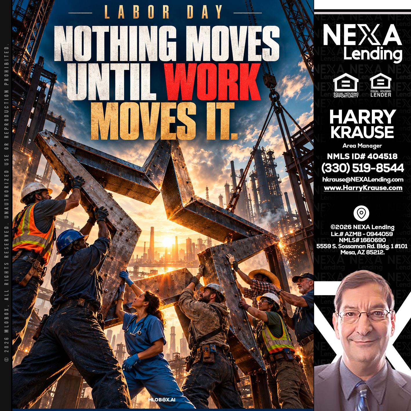 LABOR DAY - Harry Krause -Area Manager